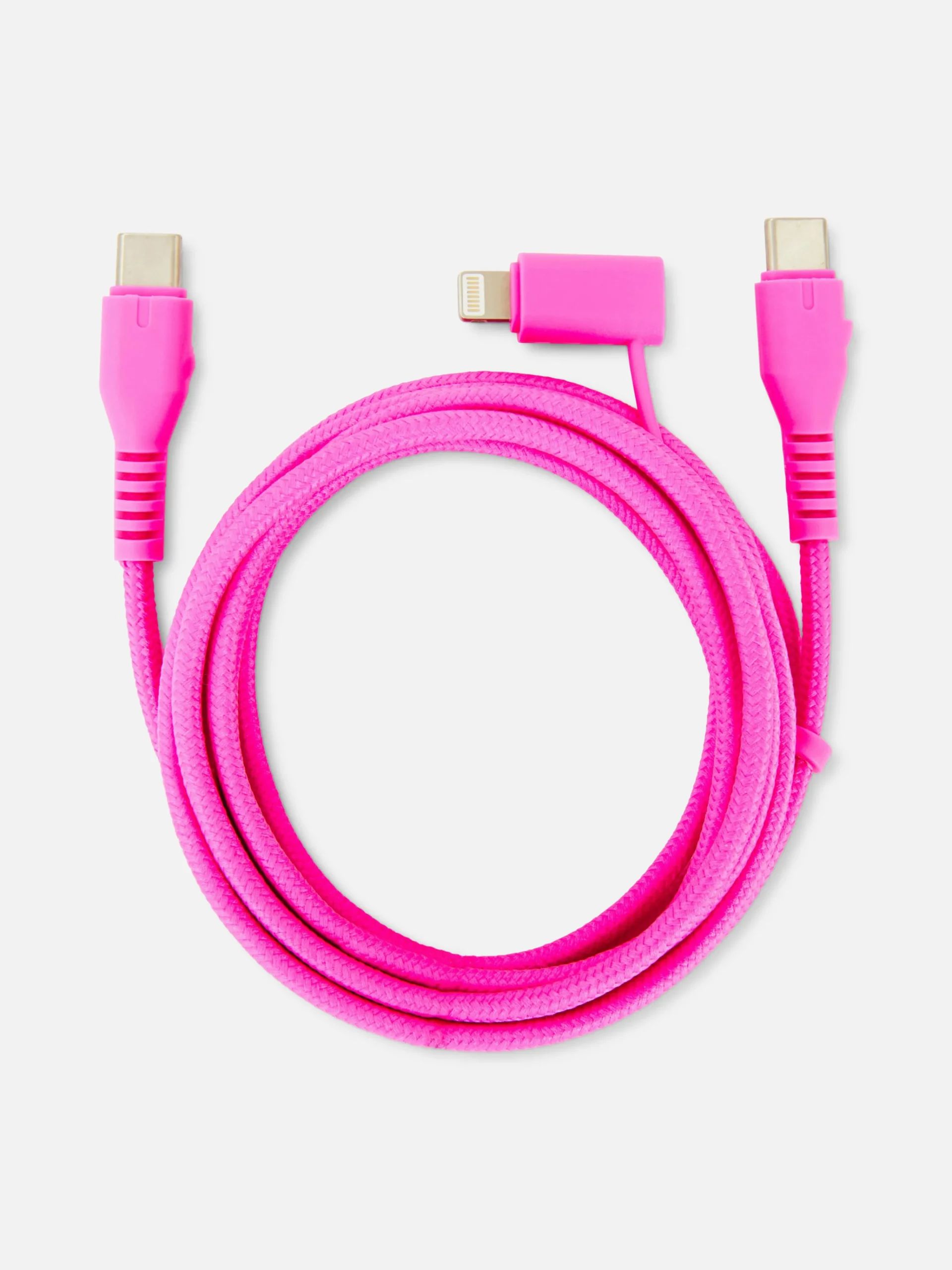 Two-in-One 2M Charging Cable|Primark New