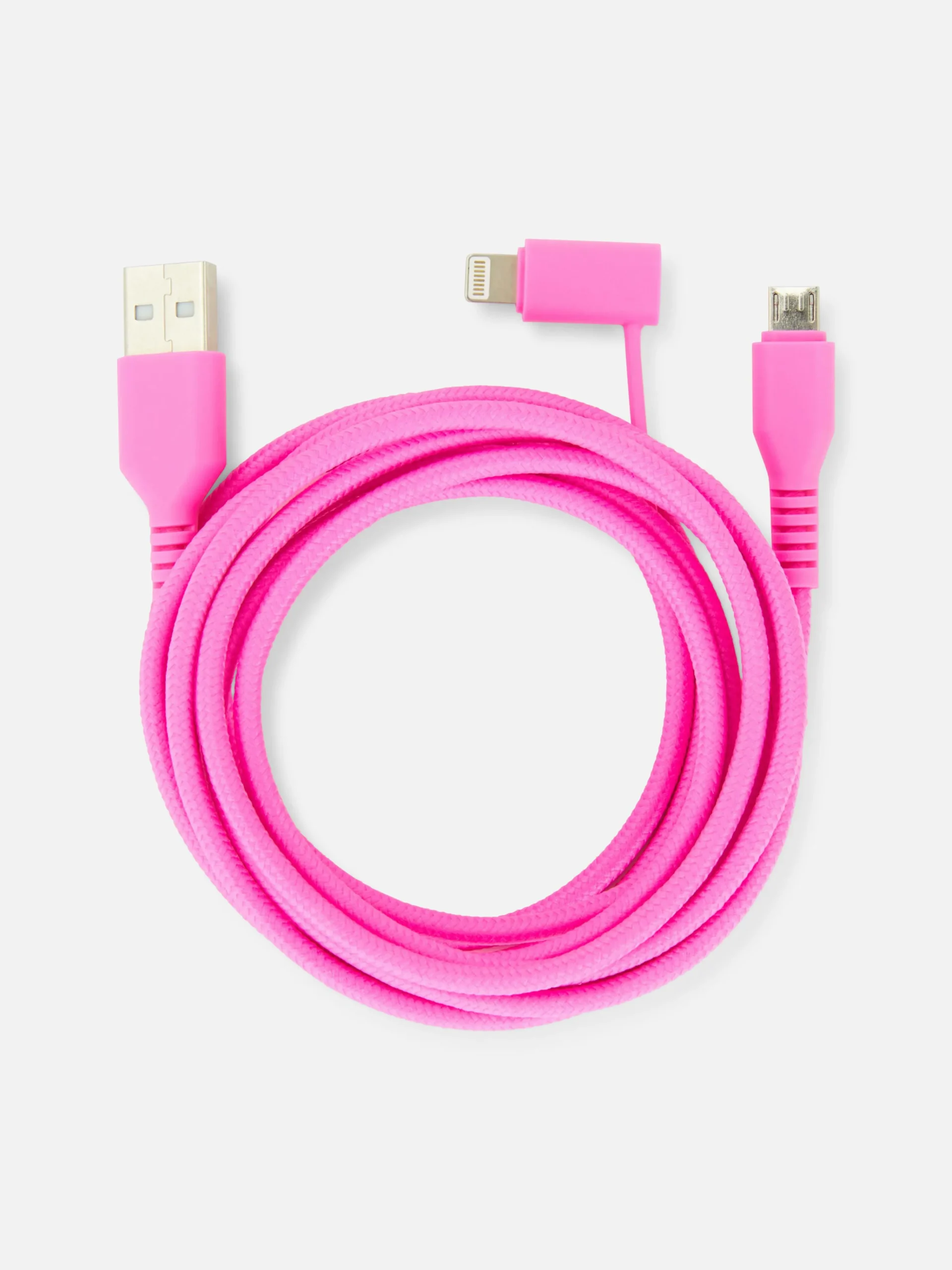 Two-in-One 2M USB Charging Cable|Primark Outlet