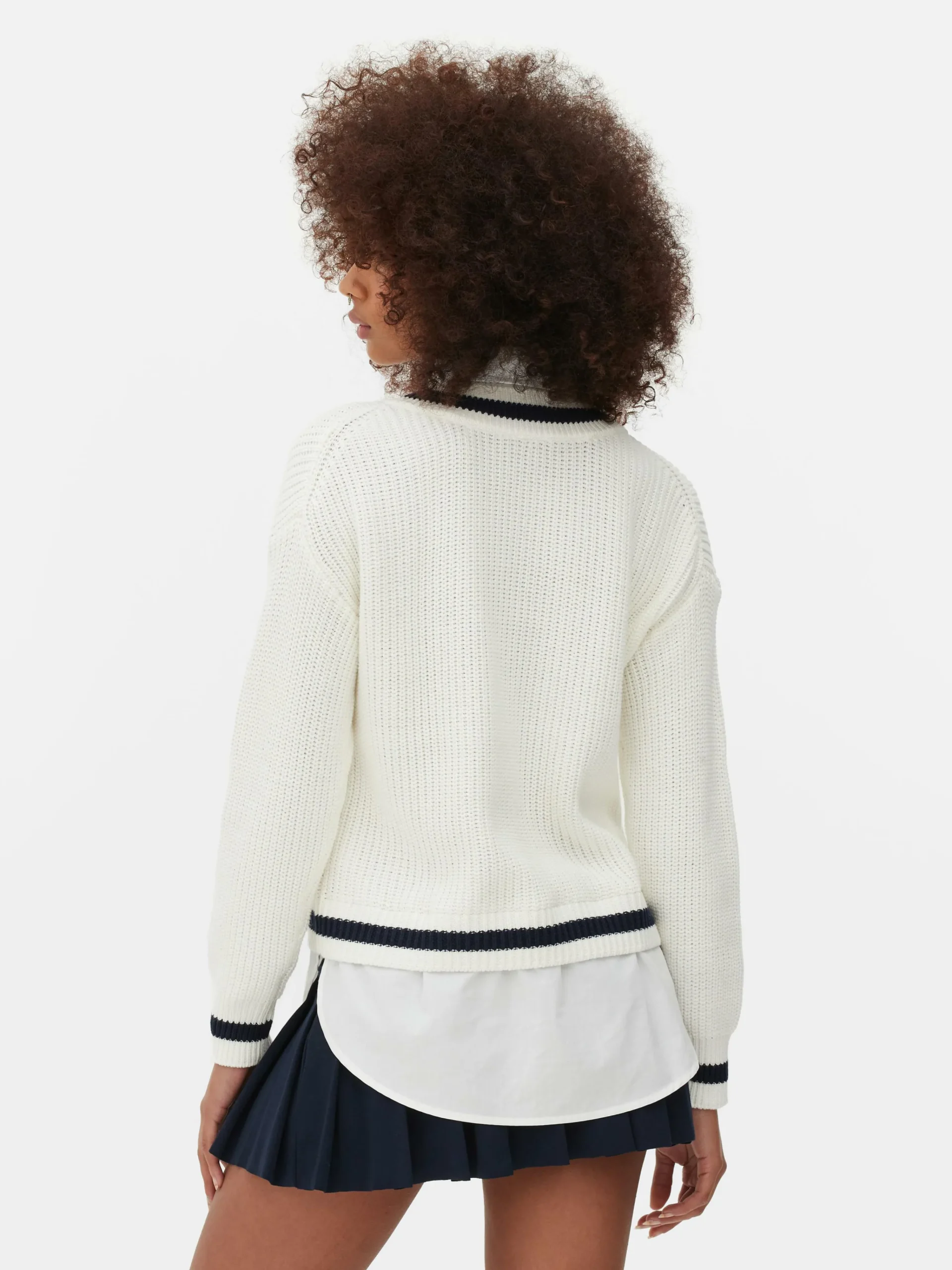 Two-in-One Preppy Pullover And Shirt|Primark Discount