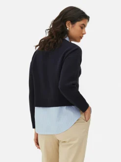 Two-in-One Slogan Sweater And Shirt|Primark Hot