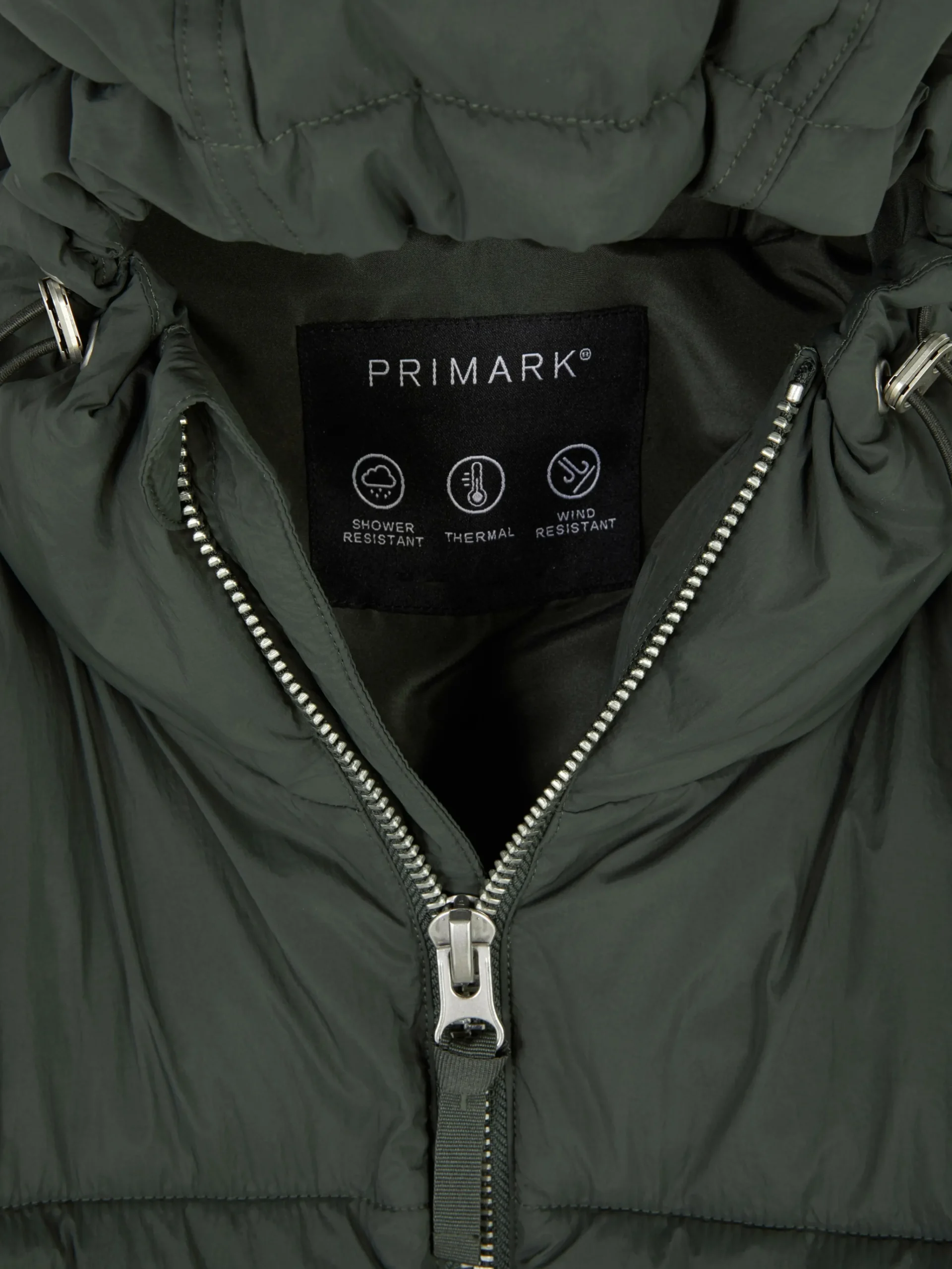 Two-Way Zip Puffer Jacket|Primark Discount