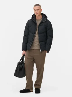 Two-Way Zip Puffer Jacket|Primark Hot