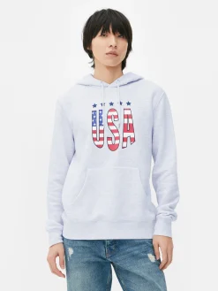 USA Print Hoodie|Primark Online