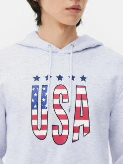 USA Print Hoodie|Primark Online