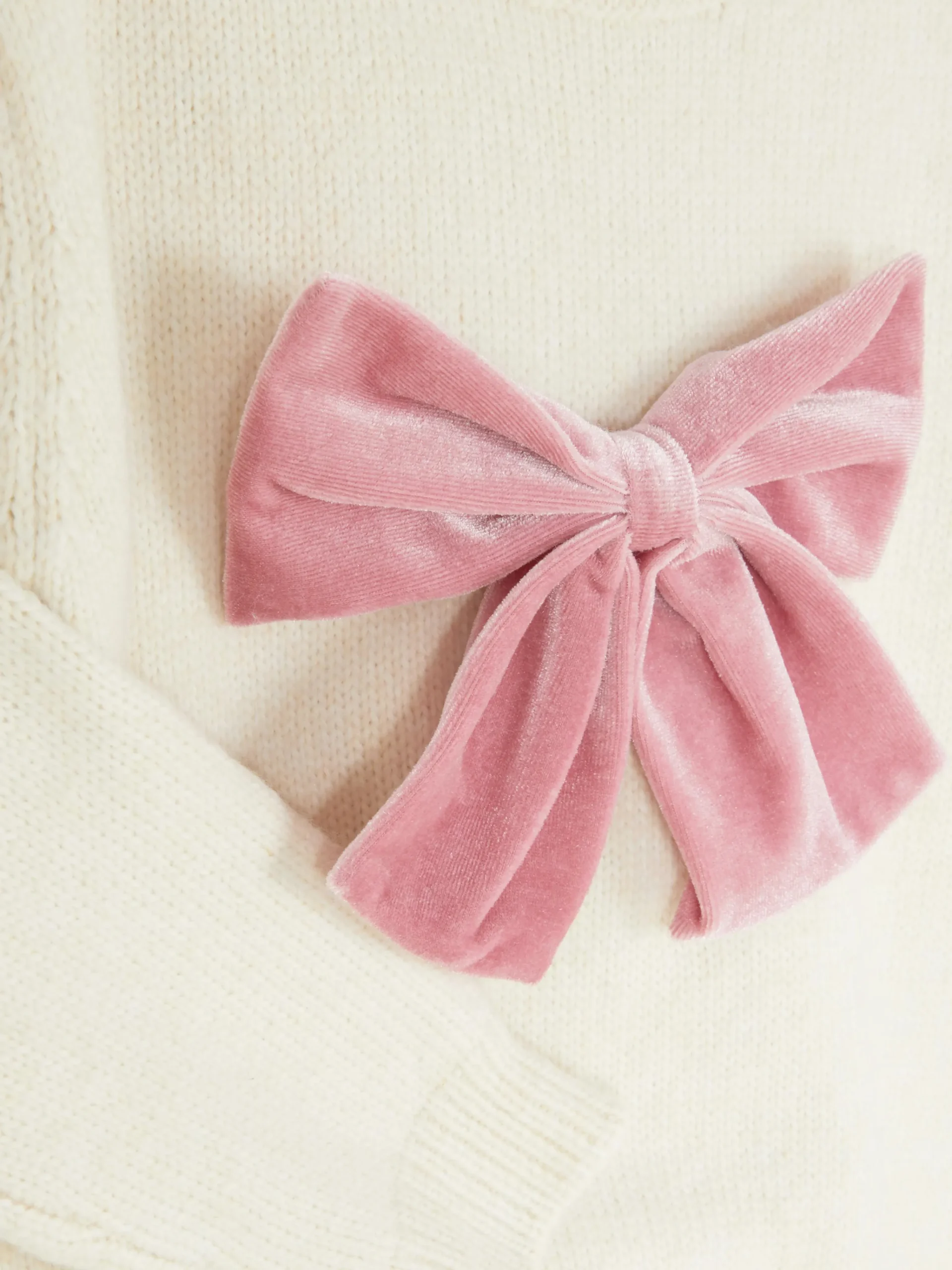 Velour Bow Sweater|Primark Best