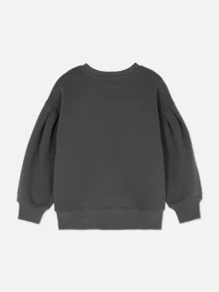 Velvet Bow Puff Sleeve Pullover|Primark Outlet