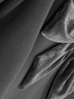 Velvet Bow Puff Sleeve Pullover|Primark Outlet