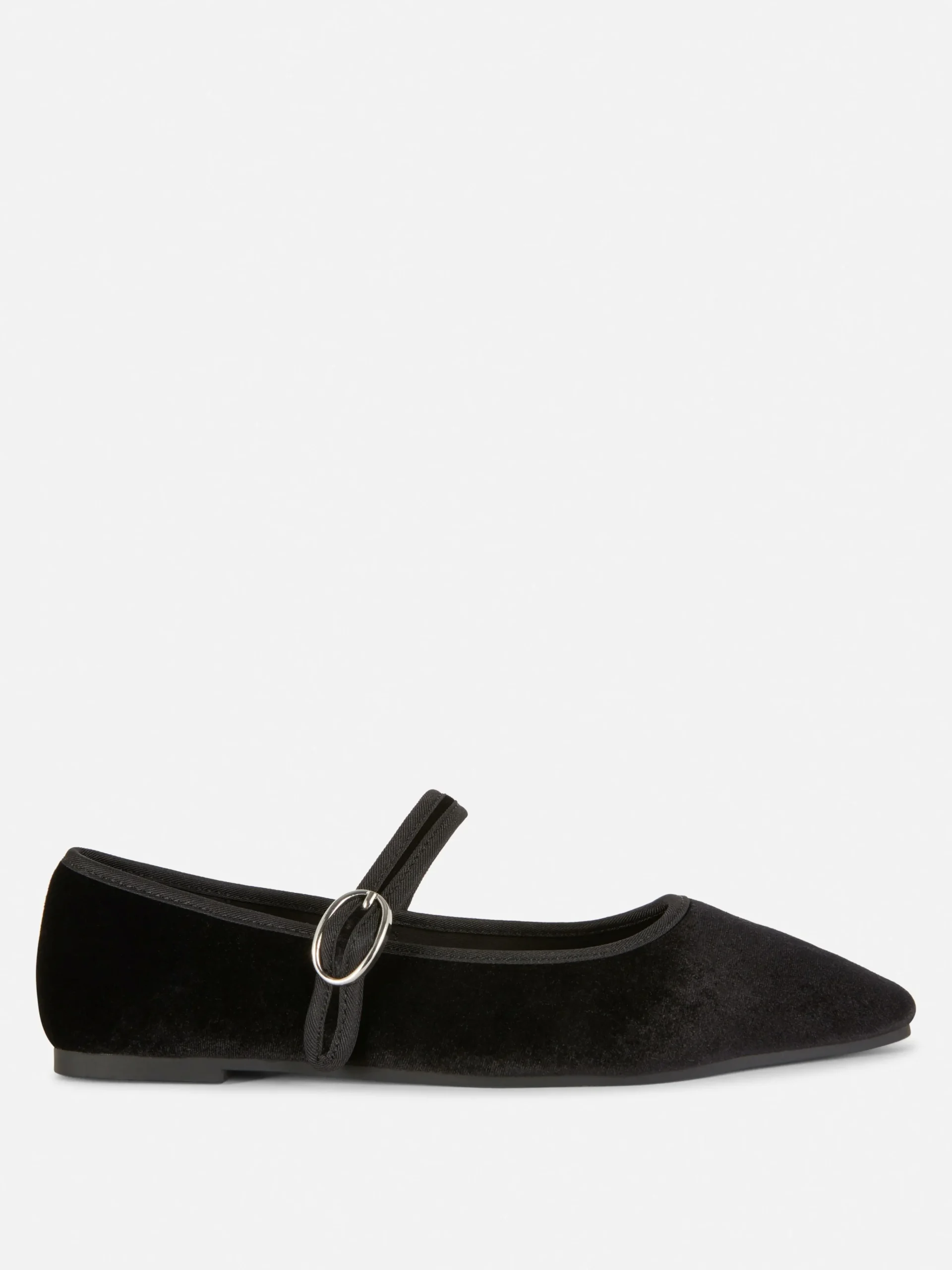 Velvet Mary Jane Flats|Primark Sale