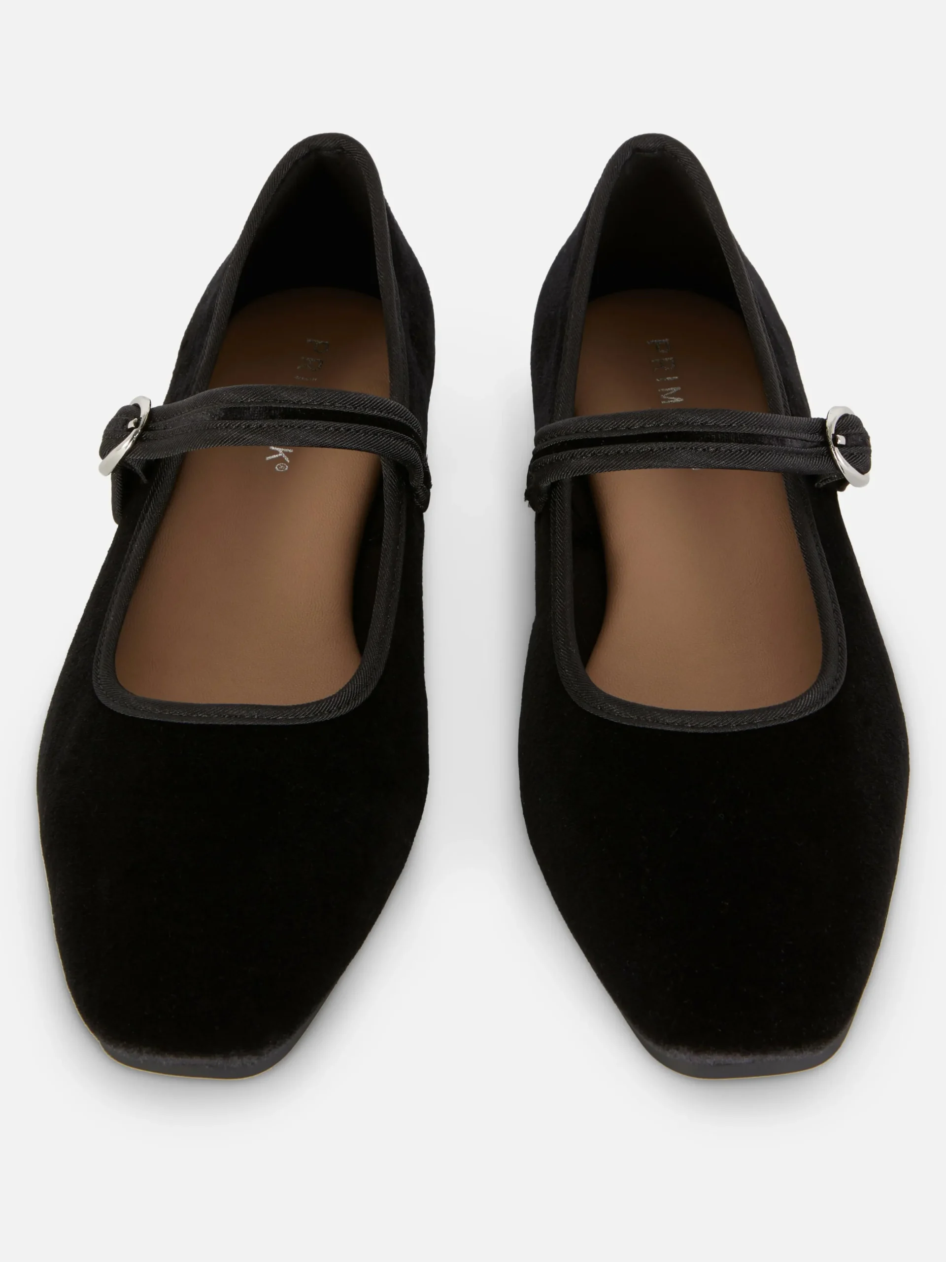 Velvet Mary Jane Flats|Primark Sale