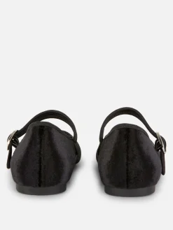 Velvet Mary Jane Flats|Primark Sale