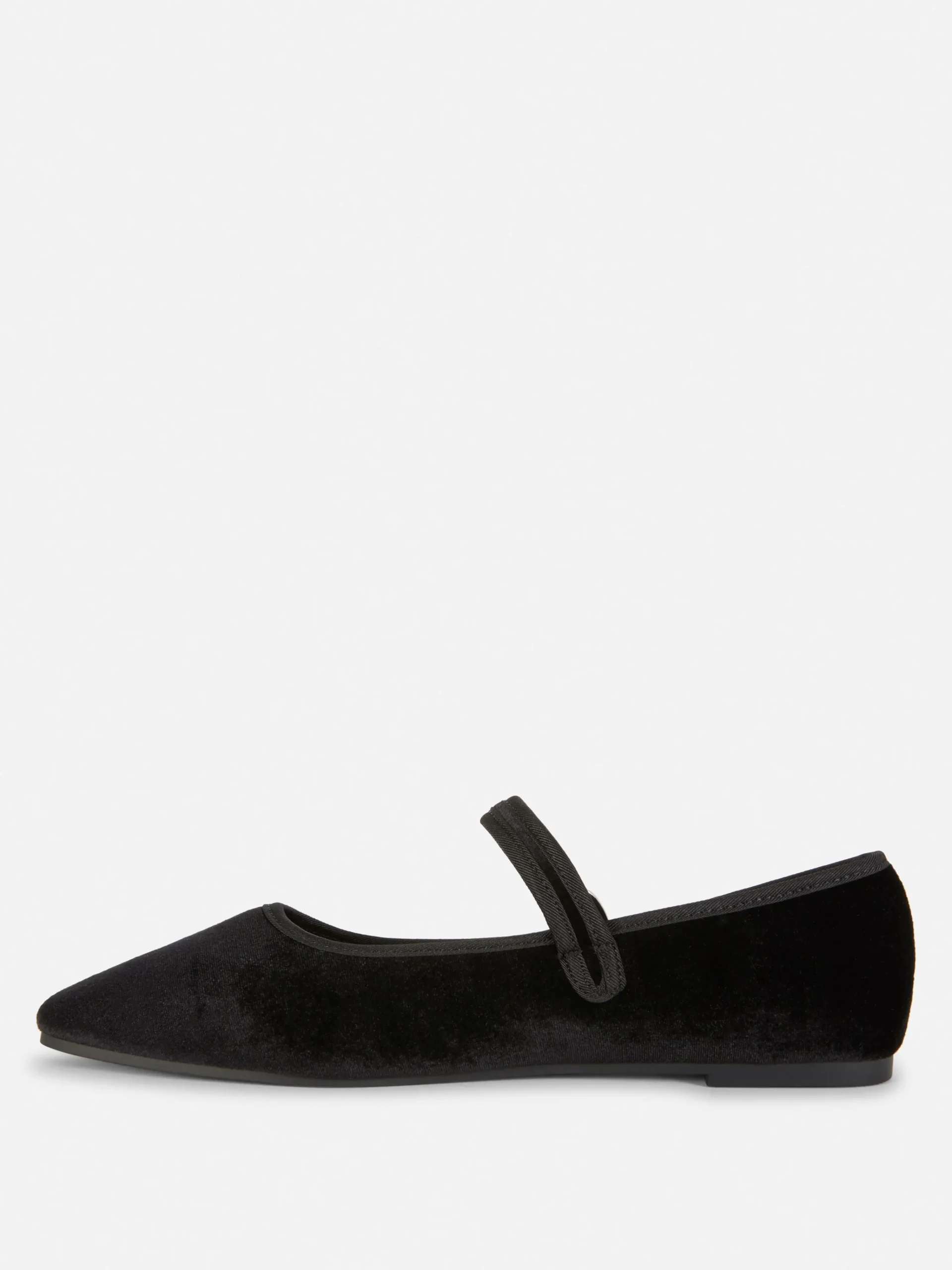 Velvet Mary Jane Flats|Primark Sale