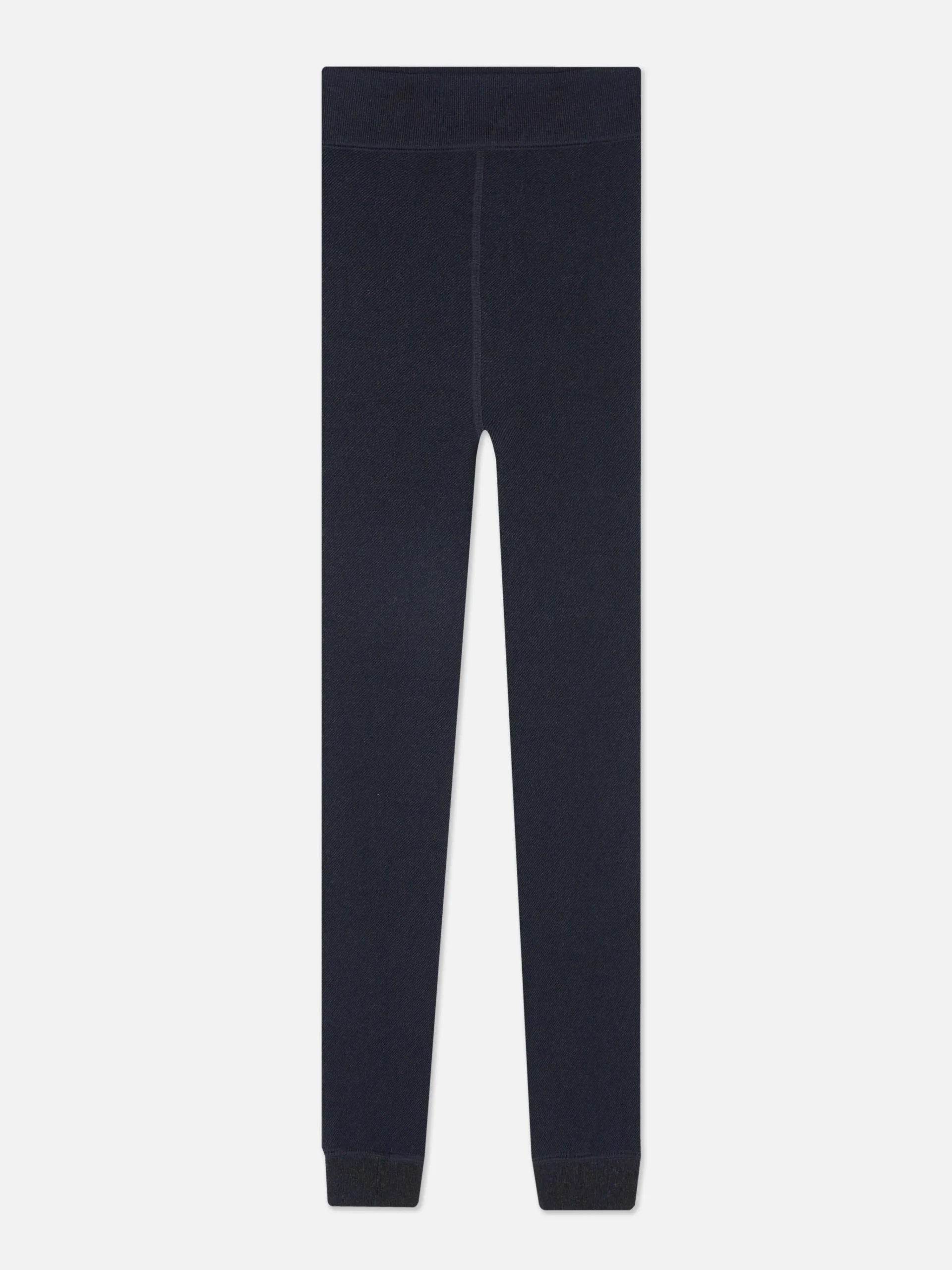 Velvet Plush Lined Denim Look Leggings|Primark Online