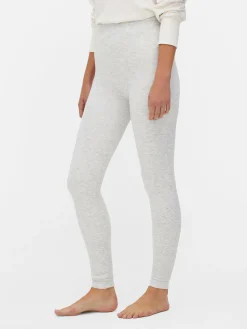 Velvet Plush Lined Heather Leggings|Primark Sale