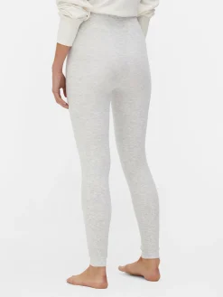 Velvet Plush Lined Heather Leggings|Primark Sale