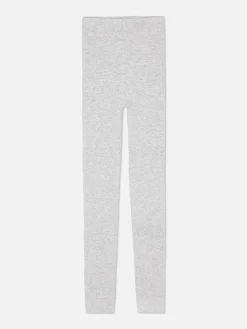 Velvet Plush Lined Heather Leggings|Primark Sale