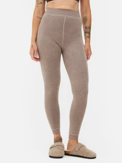 Velvet Plush Lined Leggings|Primark