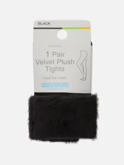 Velvet Plush Tights|Primark Hot