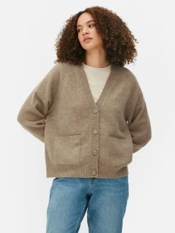 V-Neck Boyfriend Cardigan|Primark Clearance