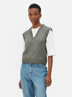 V-Neck Knit Tank|Primark Hot