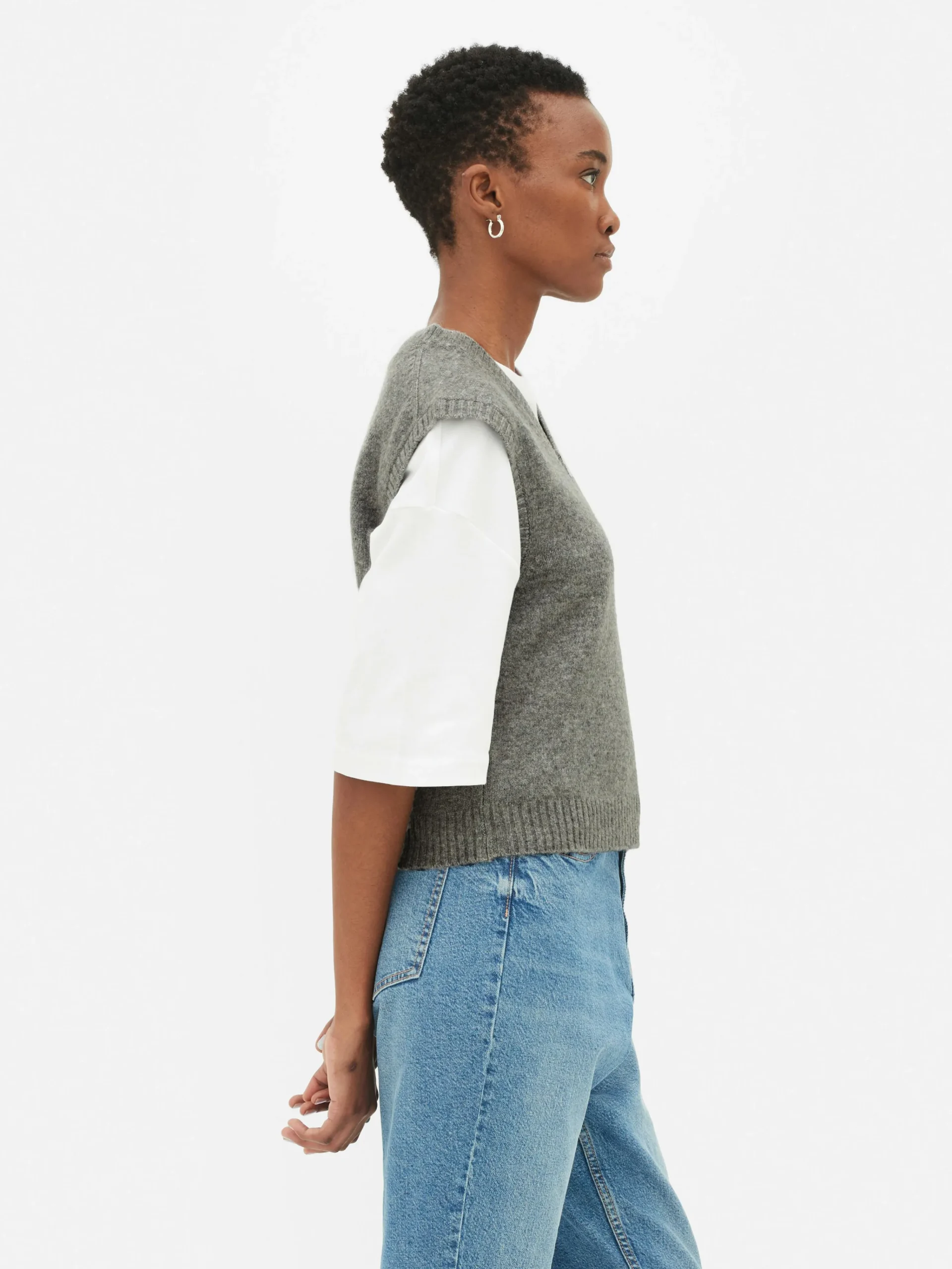 V-Neck Knit Tank|Primark Hot