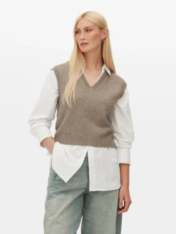 V-Neck Knit Tank|Primark Clearance