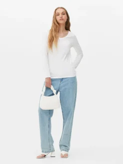 V-Neck Long Sleeve Top|Primark New
