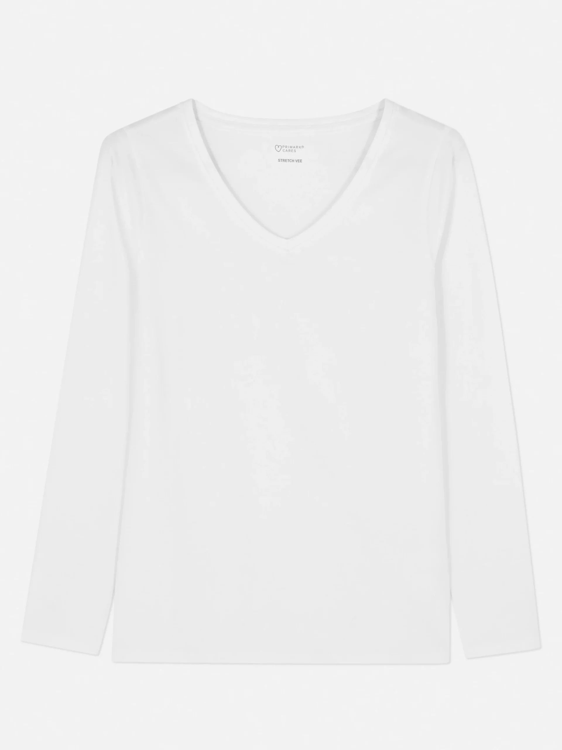 V-Neck Long Sleeve Top|Primark New