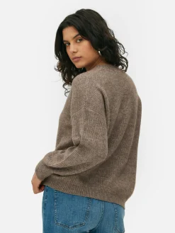 V-Neck Relaxed Fit Cardigan|Primark Outlet