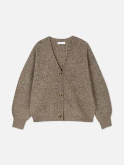 V-Neck Relaxed Fit Cardigan|Primark Outlet