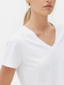 V-Neck Short Sleeve T-Shirt|Primark Outlet