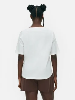 V-Neck Short Sleeve T-Shirt|Primark Online