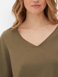 V-Neck Short Sleeve T-Shirt|Primark Sale