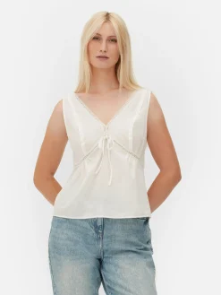 V-Neck Sleeveless Blouse|Primark Best