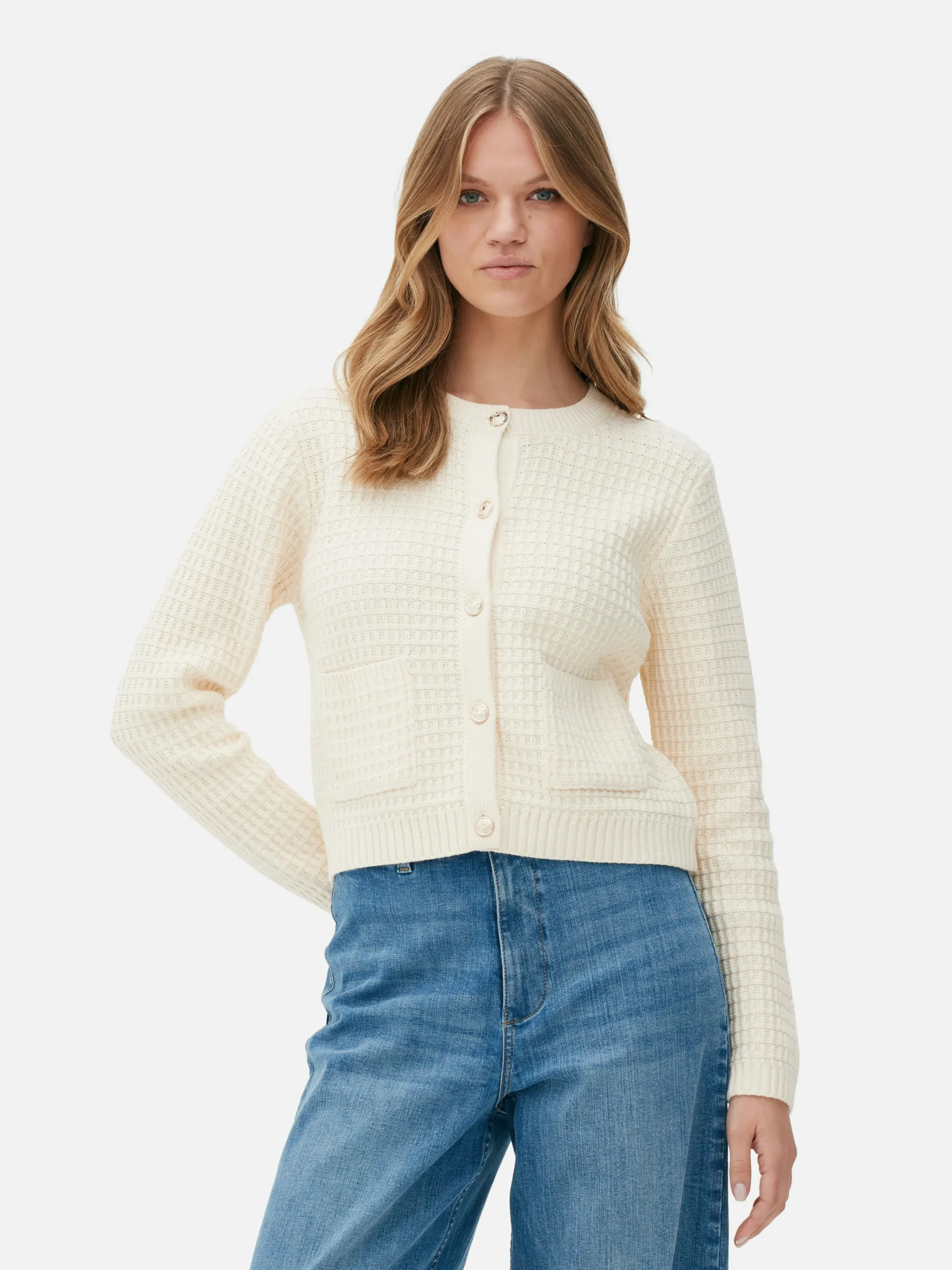 Waffle Knit Cardigan|Primark Sale