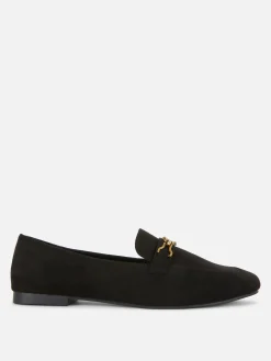Wide Fit Chain Detail Loafers|Primark Sale