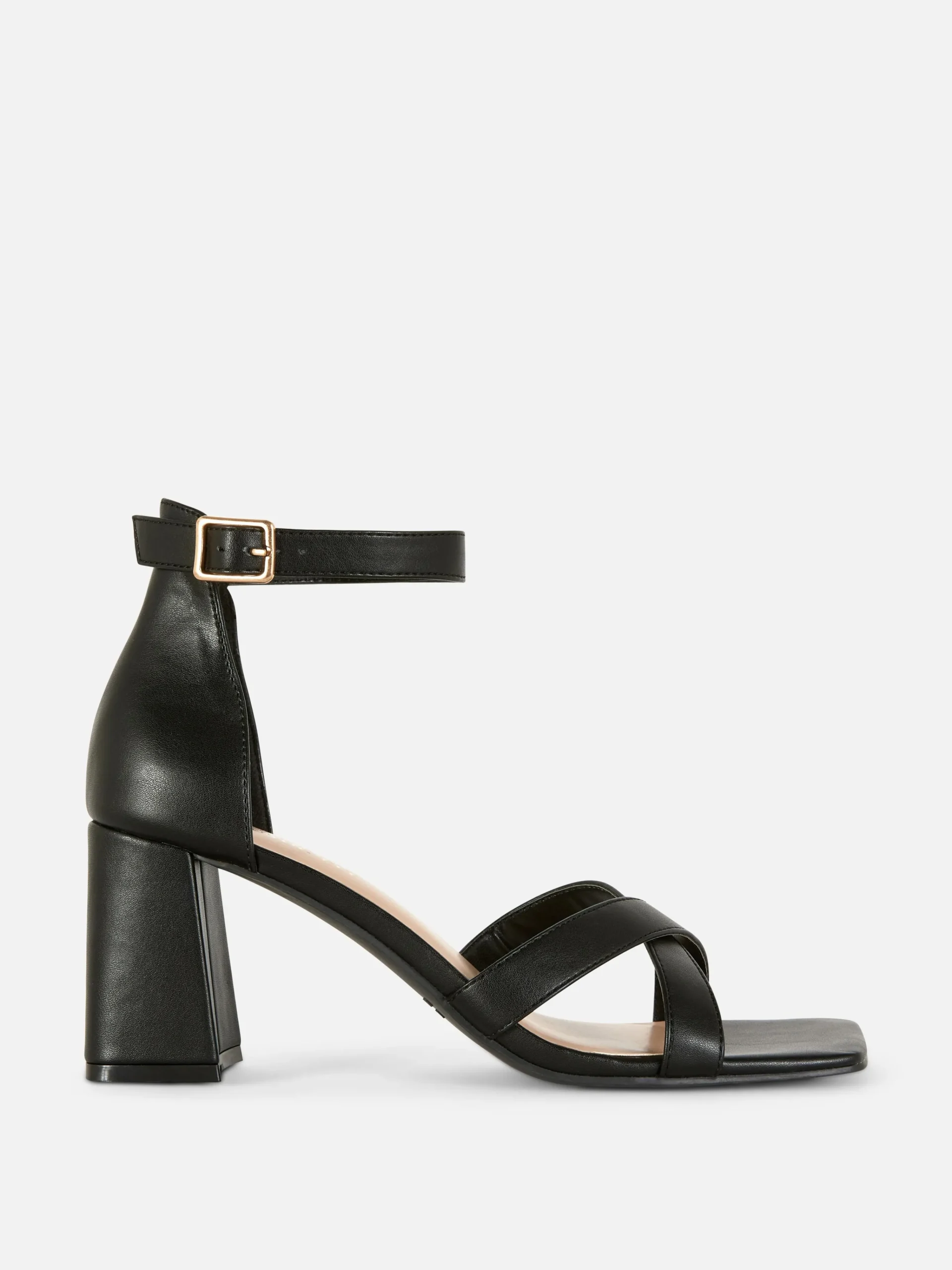 Wide Fit Cross Strap Heels|Primark Hot