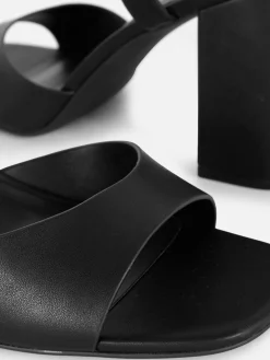Wide Fit Curved Strap Block Heels|Primark