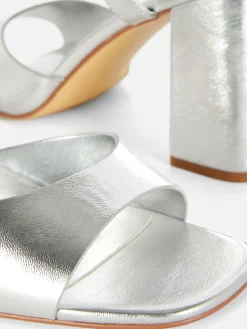 Wide Fit Curved Strap Block Heels|Primark Online