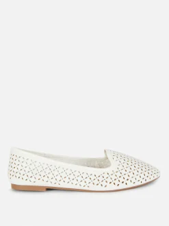 Wide Fit Laser Cut Flats|Primark Online