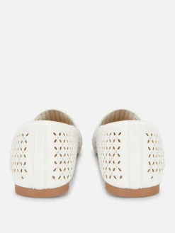 Wide Fit Laser Cut Flats|Primark Online