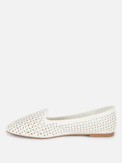 Wide Fit Laser Cut Flats|Primark Online