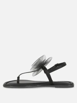 Wide Fit Mesh Bow Sandals|Primark Sale