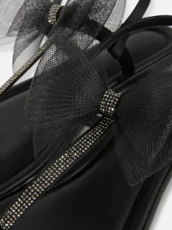 Wide Fit Mesh Bow Sandals|Primark Sale