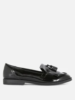 Wide Fit Patent Tassel Loafers|Primark Best