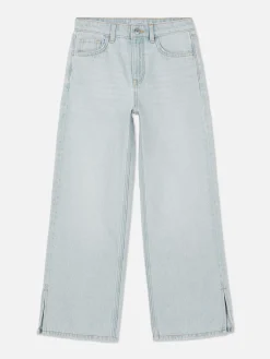 Wide Leg Slit Denim Jeans|Primark Best
