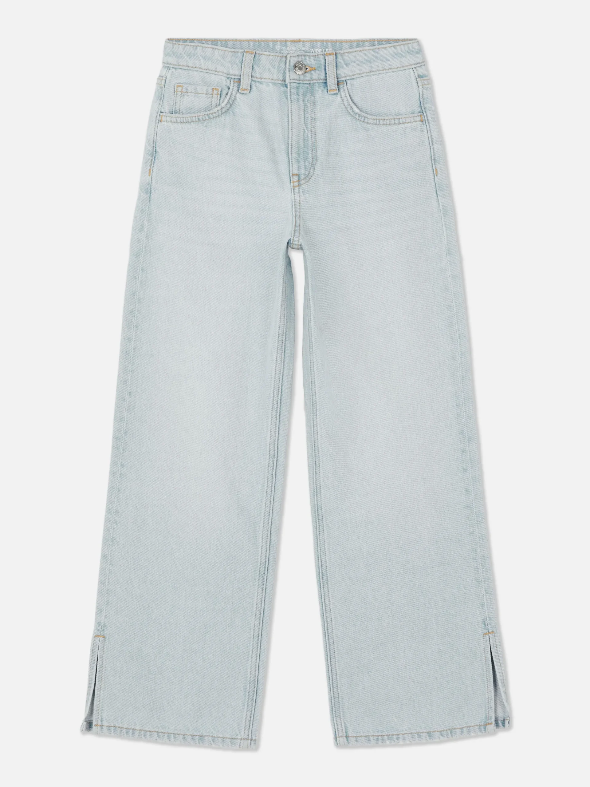 Wide Leg Slit Denim Jeans|Primark Best