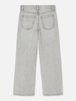 Wide Leg Slit Denim Jeans|Primark Hot