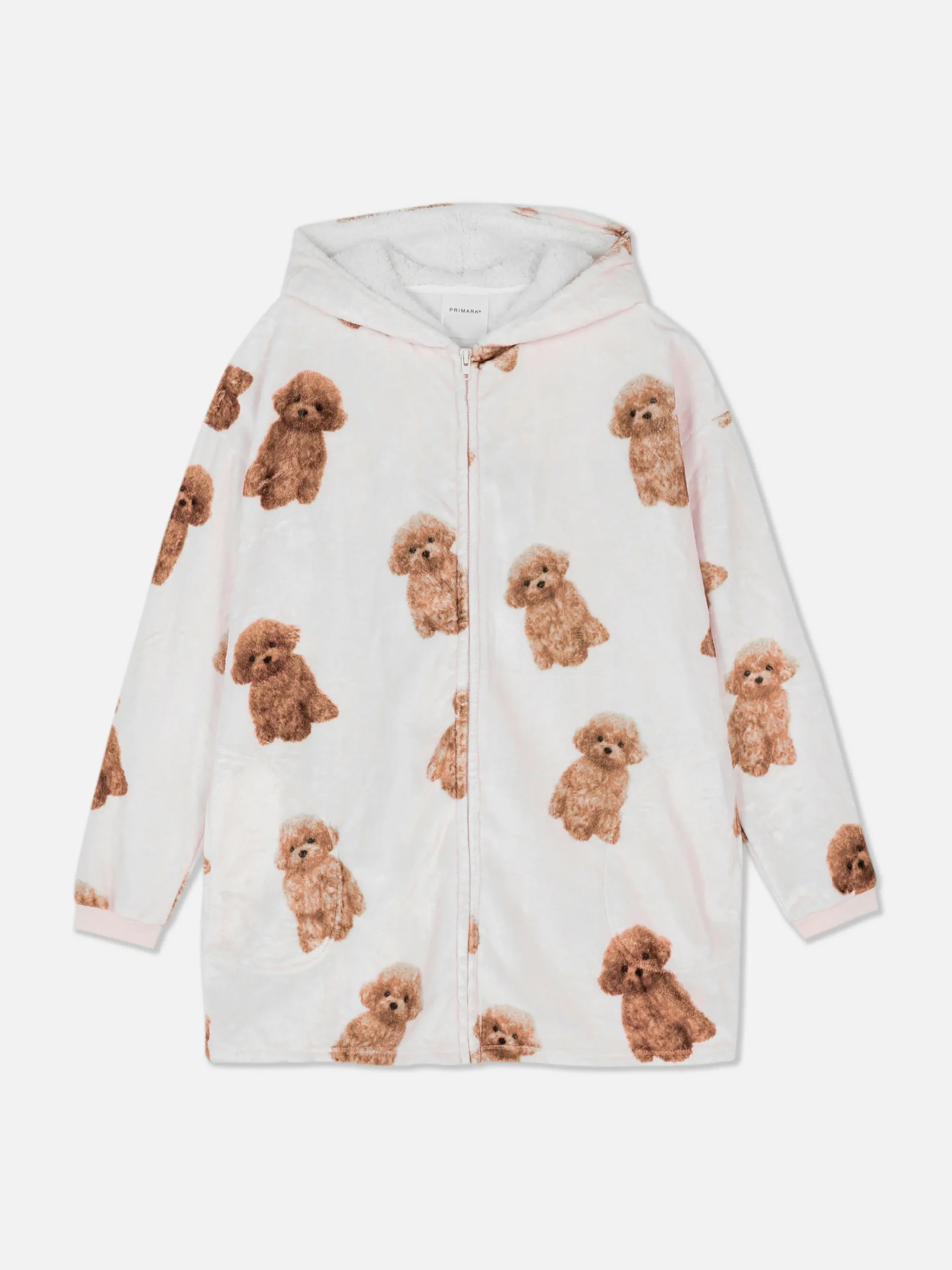 Women’s Patterned Zip-Up Fleece Snuddie|Primark Clearance