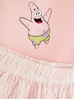 Women's SpongeBob SquarePants Tank And Shorts Pajama Set|Primark New