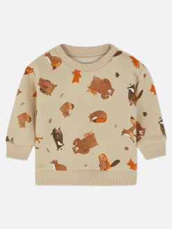 Woodland Animal Crew Sweatshirt|Primark Sale